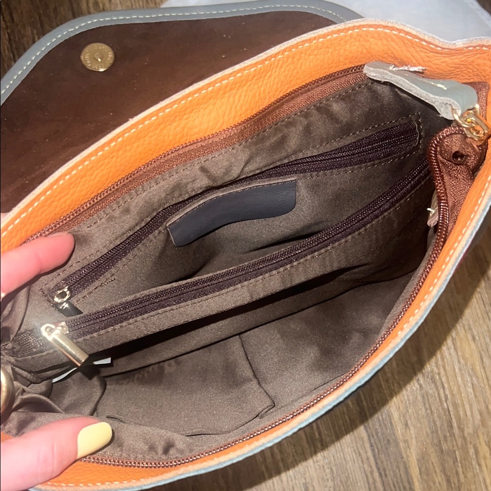 Multicolor Patchwork Women's Bag, Genuine Leather… - image 5